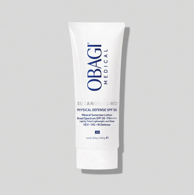 Physical Defense Mineral Sunscreen SPF50 tinted - Suzan Obagi